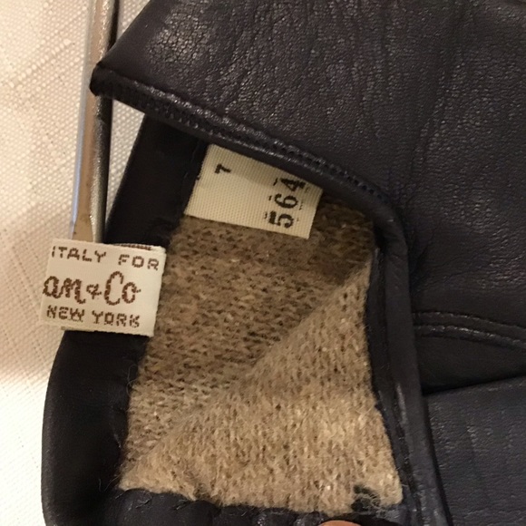 NEW Vintage B Altman Leather Gloves Cashmere Lined - Picture 4 of 6